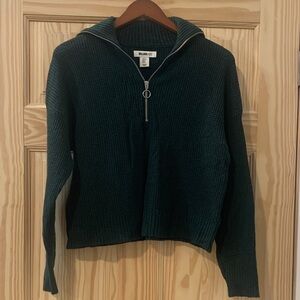 William Rast Forest Green Cowl Neck Sweater